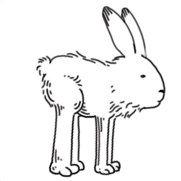 北极兔怎么画简笔画图片
