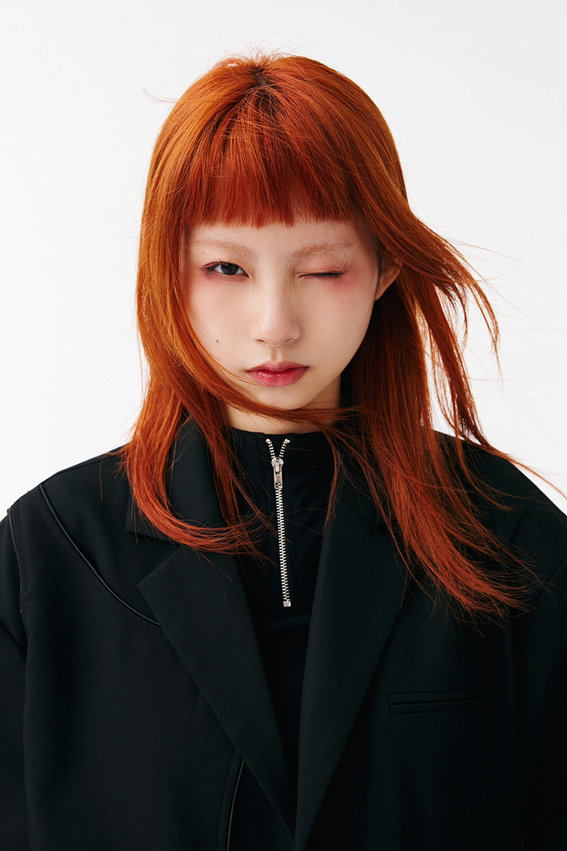 模特欢子|红发摇滚少女