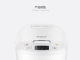 格力大松电饭煲后期修图