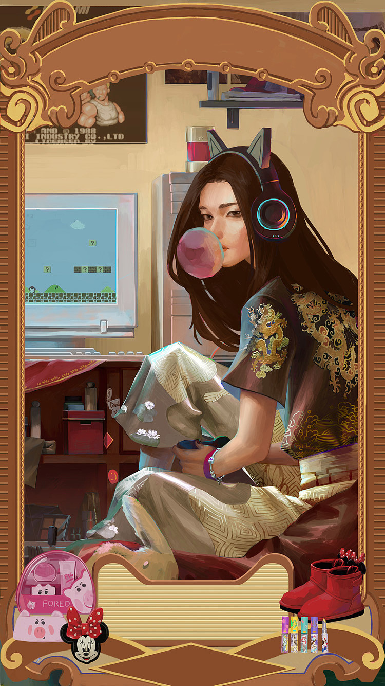 19年天猫年货节 新年扮出爱豆范儿（图ZMTUxMzU1MDg0） - 商业插画 - 站酷设计师杭州幻绮原创素材 - 站酷ZCOOL