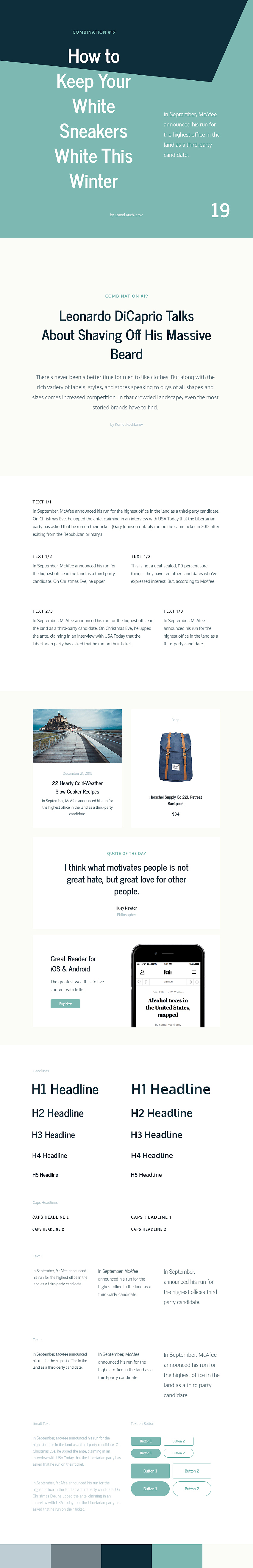 Font Combinations Kit   组合