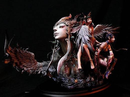 台湾原型师PKking《九天衡》系列作品——女娲