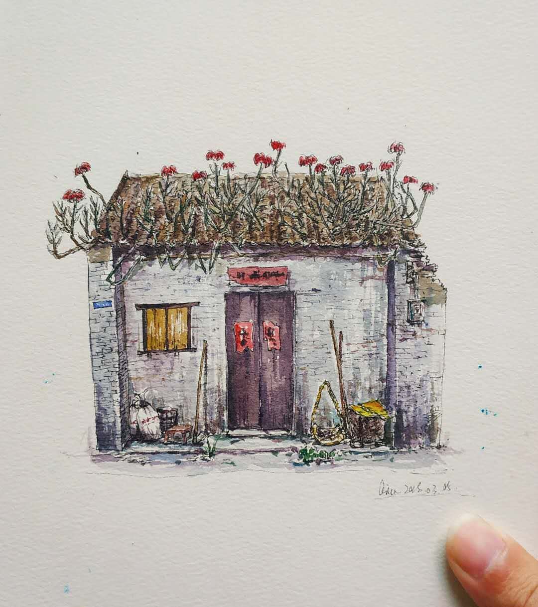 阿丘2018年绘画写生作品记录（图ZMTQwODUyNTQ4） - 绘画 - 站酷设计师画画的陈一丘原创素材 - 站酷ZCOOL