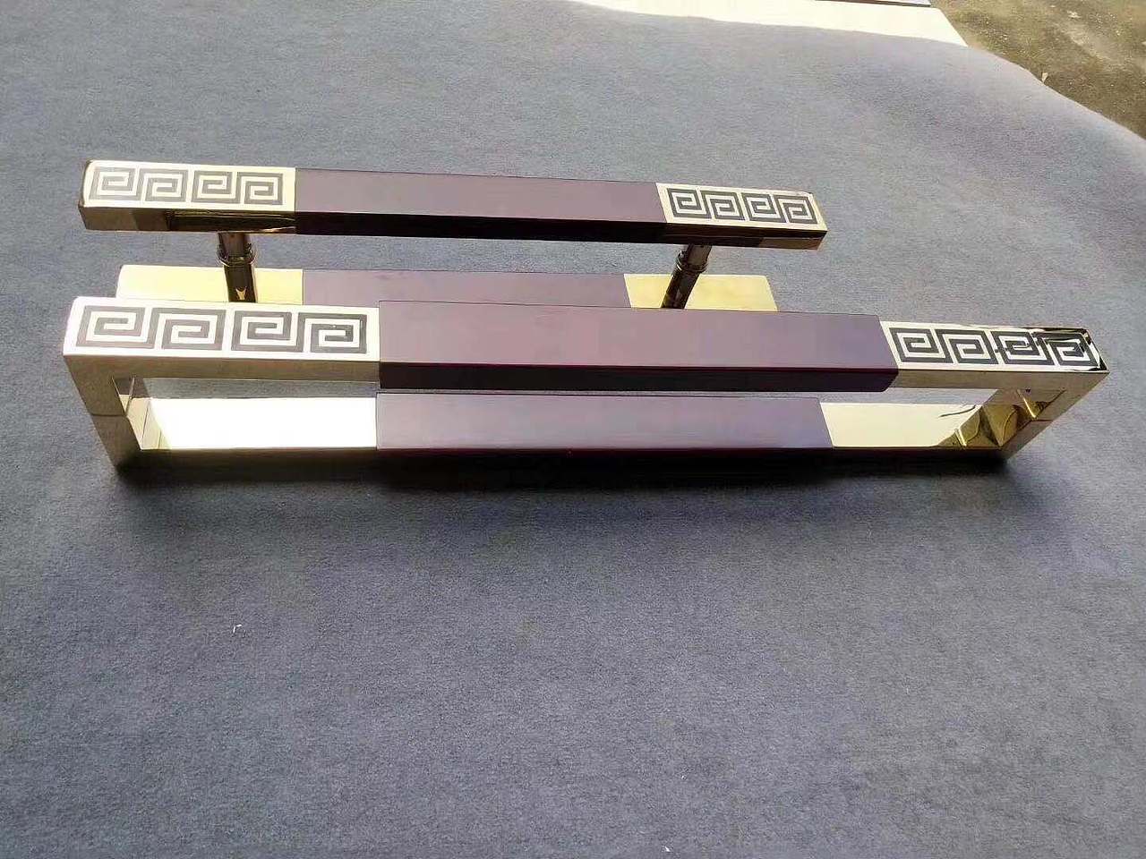 欧式仿古铝雕刻大门拉手酒店别墅大门门拉手