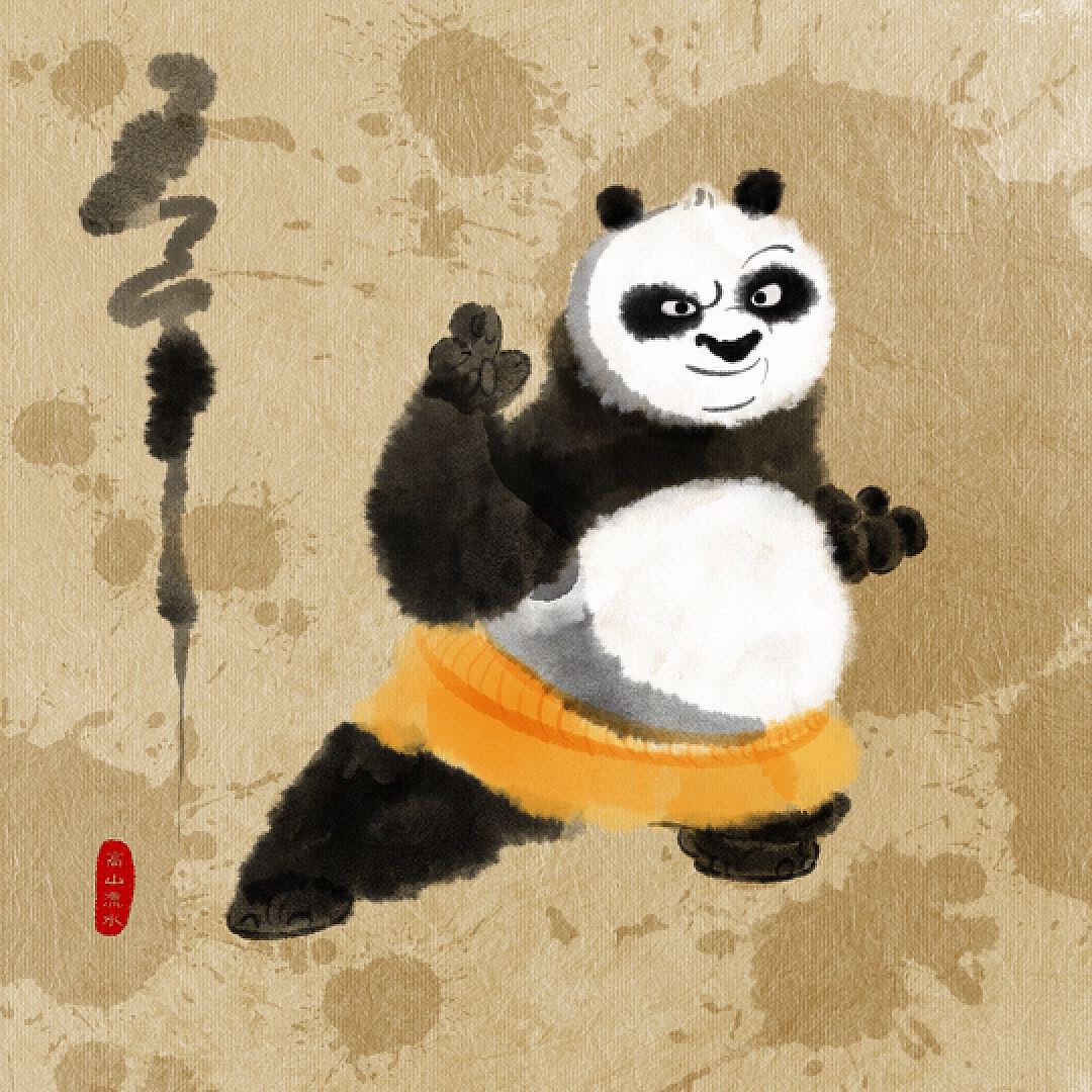 卡通熊猫设计图__广告设计_广告设计_设计图库_昵图网nipic.com