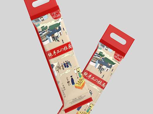 邮政农品 x 龙腾勇跃 | 广水奶狗挂面系列包装设计