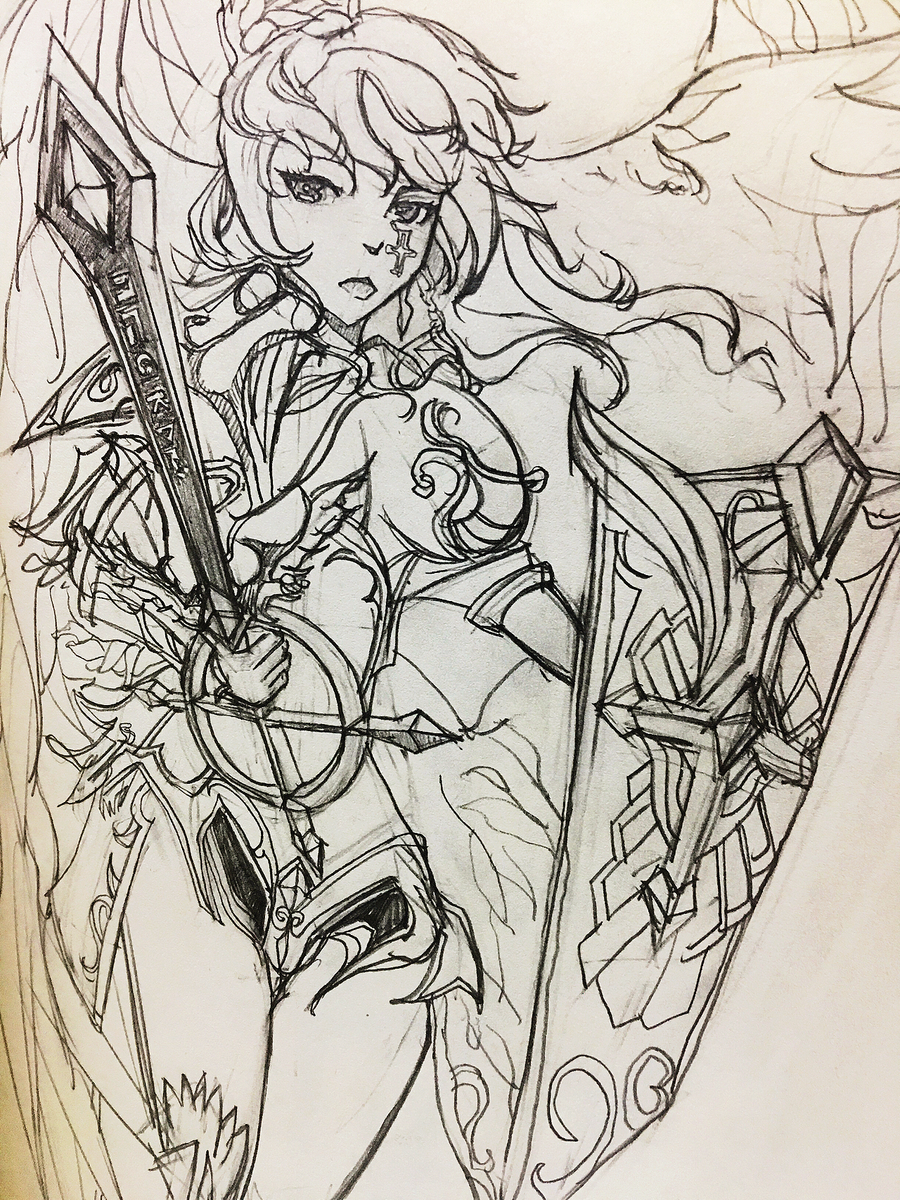 【手绘系列】—线描人物（图ZNzU1MTIwNjg=） - 绘画 - 站酷设计师程博原创素材 - 站酷ZCOOL