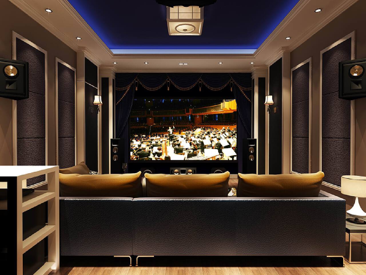 音响展厅设计 家庭影院展厅设计 装修公司_肖工13714545508-站酷ZCOOL