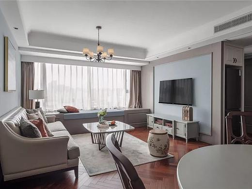 北轩装饰-沈阳五彩阳光城129平美式风