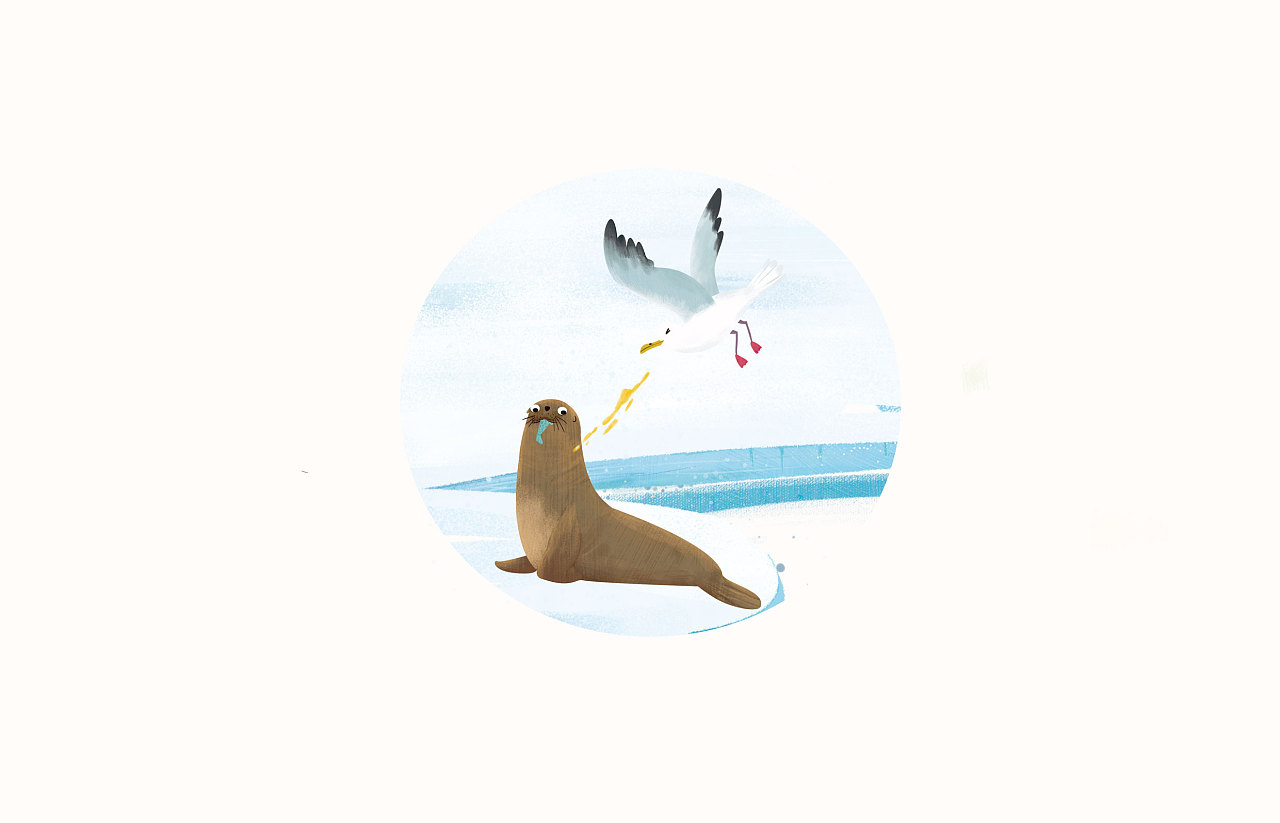 极地动物杂志科普|插画|商业插画|wqqian - 原创作品 - 站酷 (zcool)