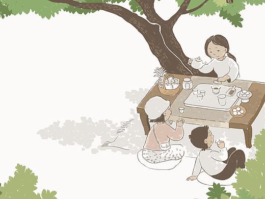 陈茶匠-茶叶礼盒包装插画