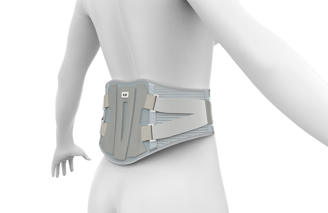 护腰带C4D建模渲染