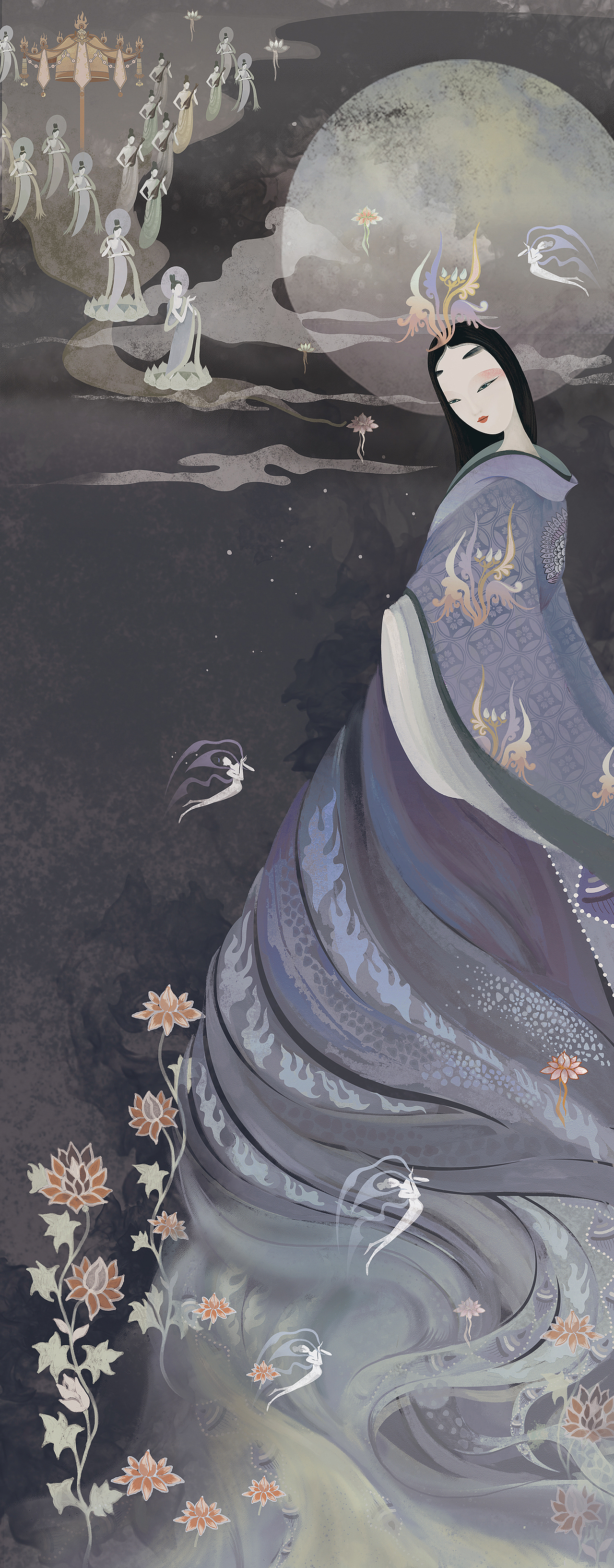 《竹取物语》插画