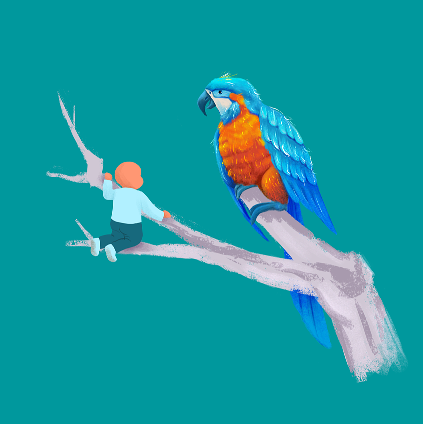 动物园之行（图ZMTg1NDkwMzk2） - 艺术插画 - 站酷设计师阿尤优素福原创素材 - 站酷ZCOOL