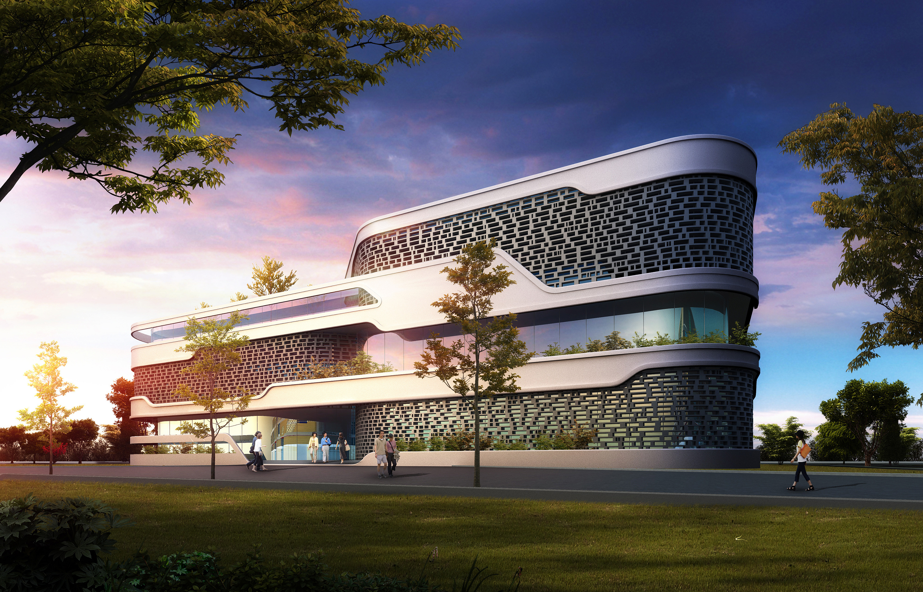 三维——室外作品|空间|建筑设计|狂奔的五花肉 - 原创作品 - 站酷