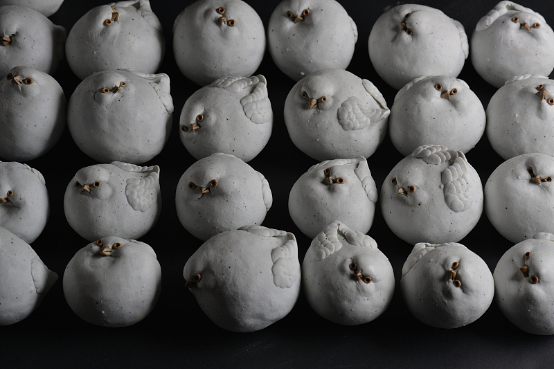 天禽陶艺 胖鸟号称招福鸟