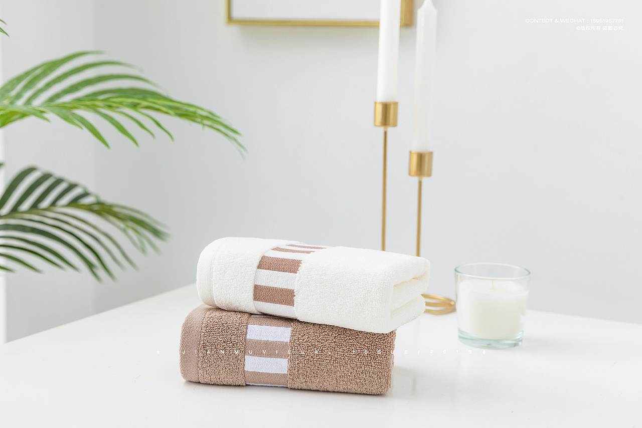 毛巾摄影丨三利 × 简木视觉浴巾洗脸巾 家纺产品拍摄