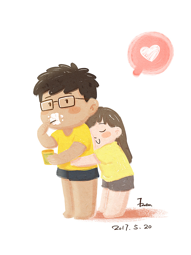 5月20号,我俩微信对话
大豪:”要不要我早点回家陪你过节“<br>E:“过个屁节,没这习俗”<br> “我要画画,你忙你的”<br>大豪:“嗯,好的”<br> “那我一会********”<br>E:“是不是很善解人意(微笑)”<br><br>具体截图,微博有,哈哈哈