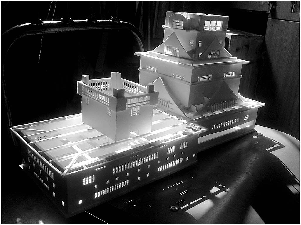 手工pvc模型制作日本熊本城