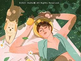 美好插画（笔刷）