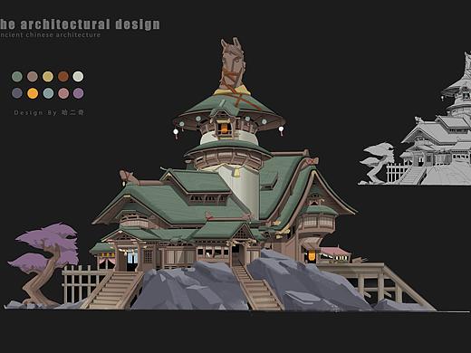 场景原画单体——驿站