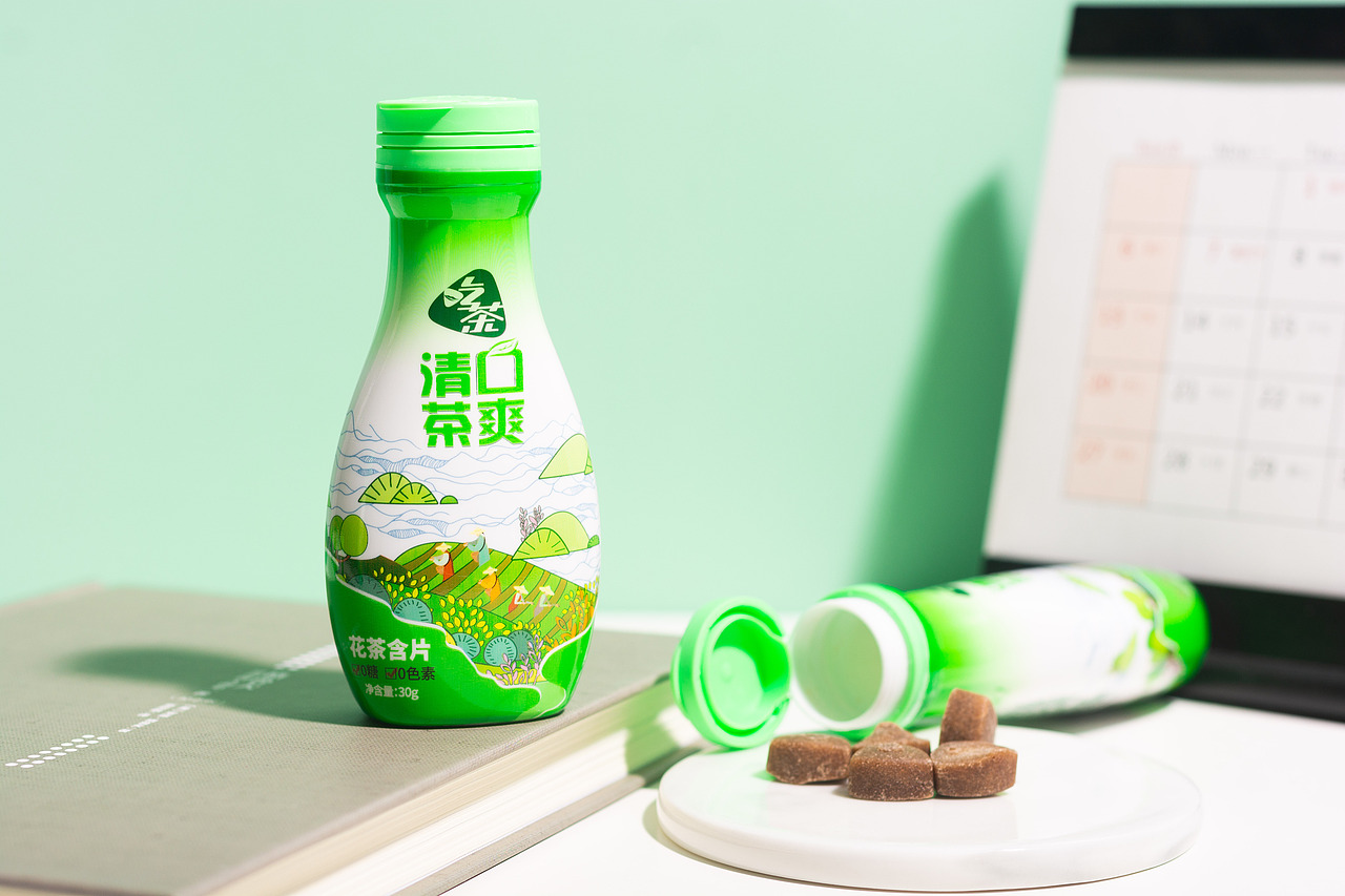 清新口气茶含片（图ZMjExMDE0MTM2） - 产品摄影 - 站酷设计师有间图片社原创素材 - 站酷ZCOOL