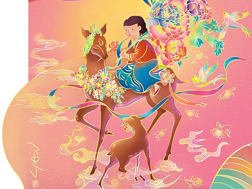 新年快乐～～（个人主页-ZNTczMTA3ODg=） - 创作习作 - 站酷设计师LIAN51129原创素材 - 站酷ZCOOL