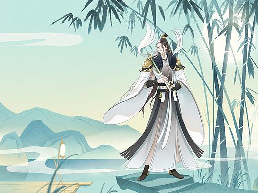 《梦幻新诛仙》年度回顾-H5插画视觉设计