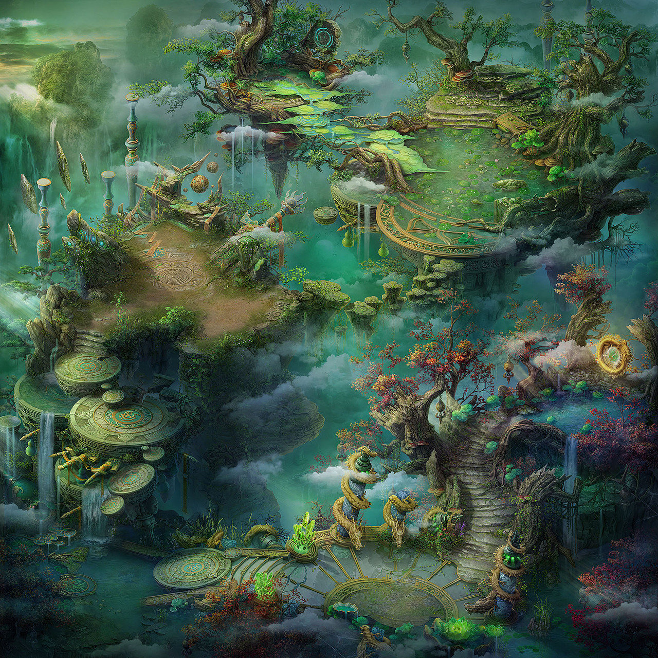 飞升池（图ZNzUyNzkyMDg=） - 游戏原画 - 站酷设计师魂魄原创素材 - 站酷ZCOOL