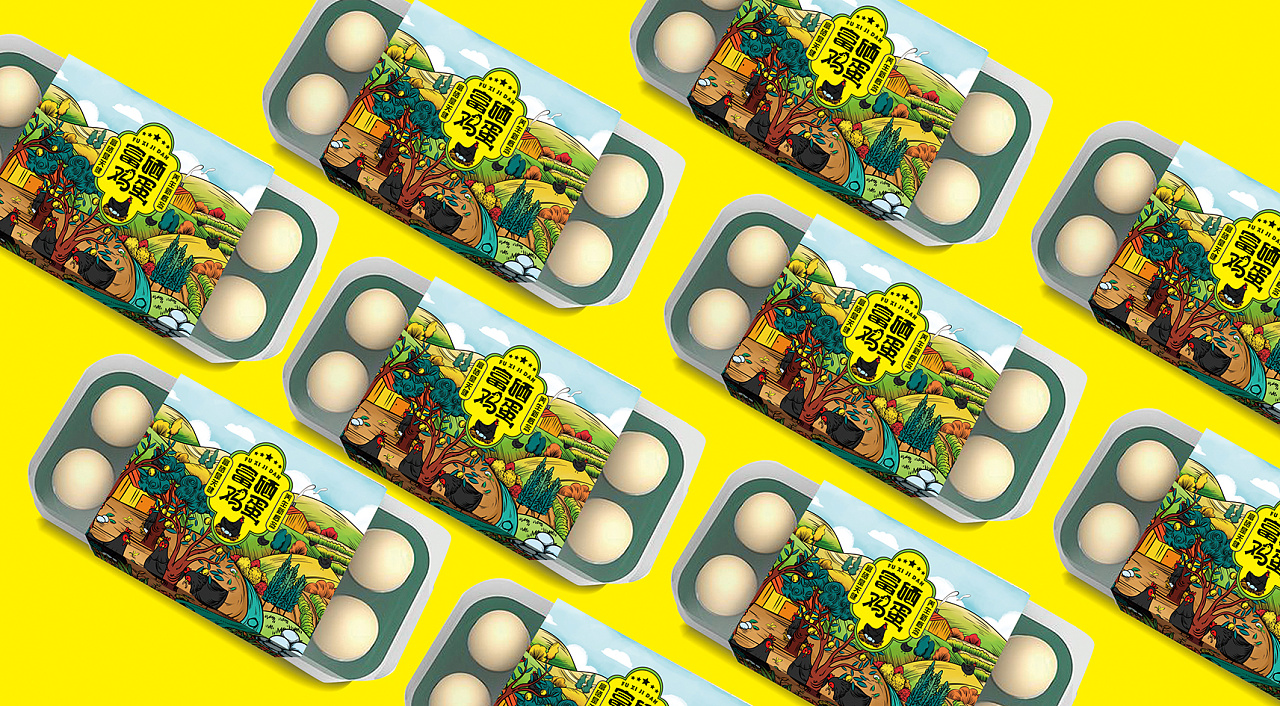 富硒鸡蛋包装设计