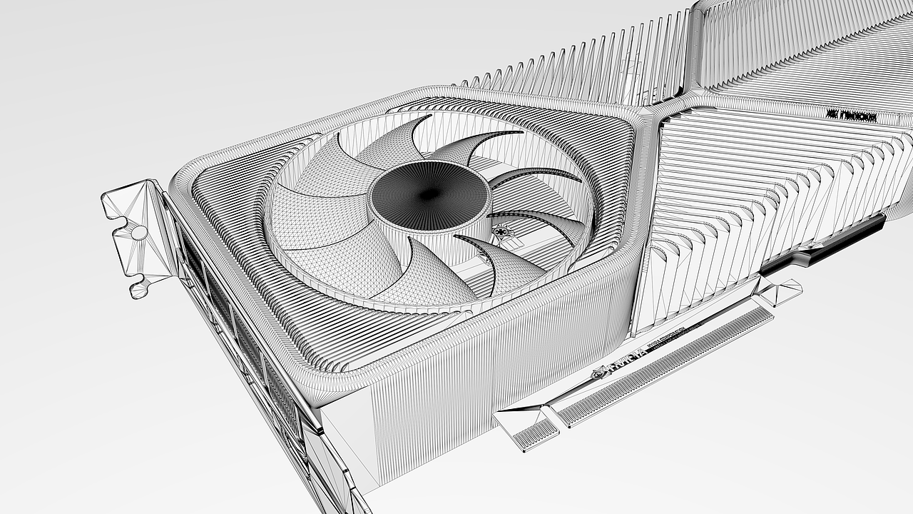 1080ti 3090ti显卡三维产品写实细节质感高精度效果图（图ZMjQ1NTAzNzk2） - 产品 - 站酷设计师13111077791微信原创素材 - 站酷ZCOOL