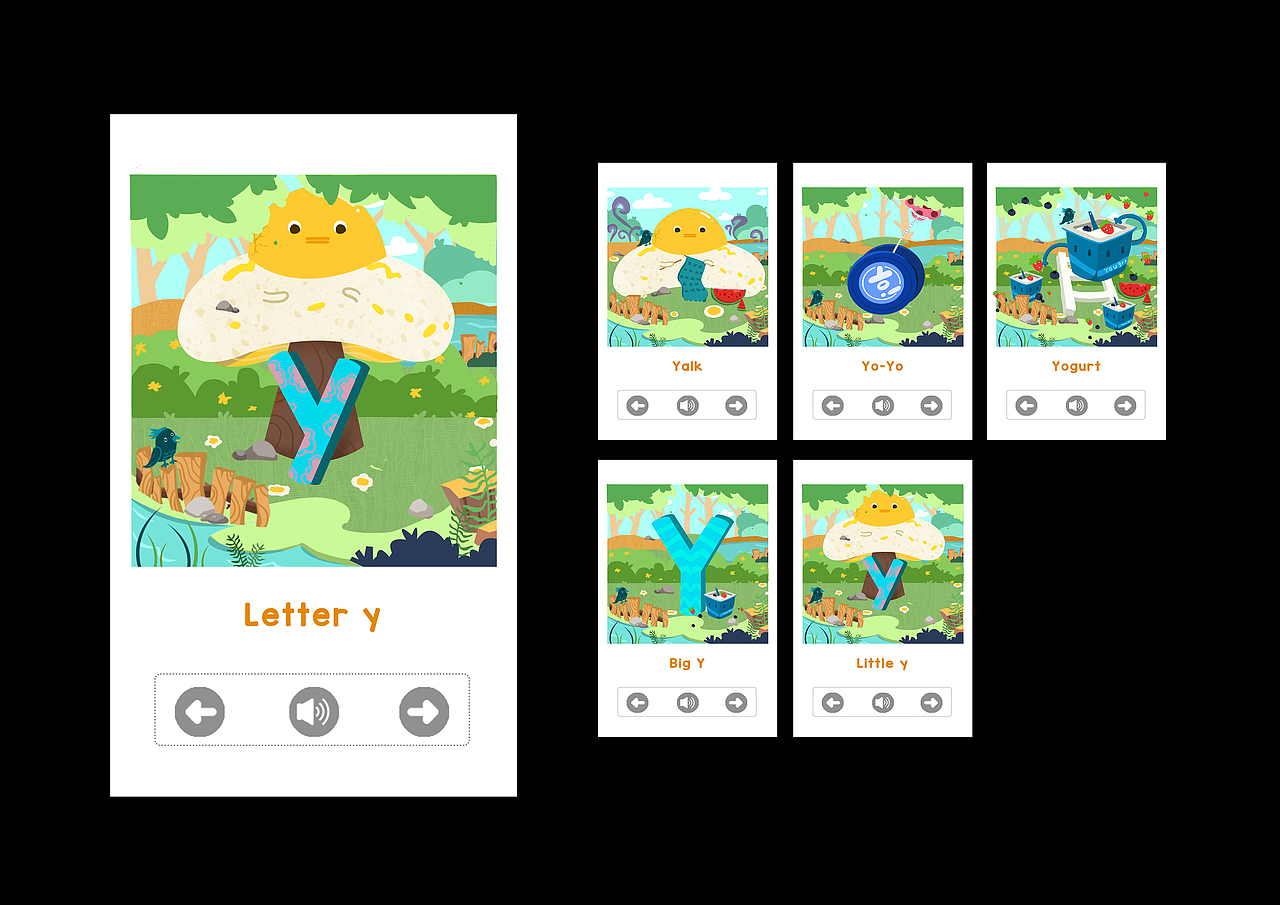 英文字母系列插画（图ZMjkyNjQyMzEy） - 儿童插画 - 站酷设计师kaia_原创素材 - 站酷ZCOOL