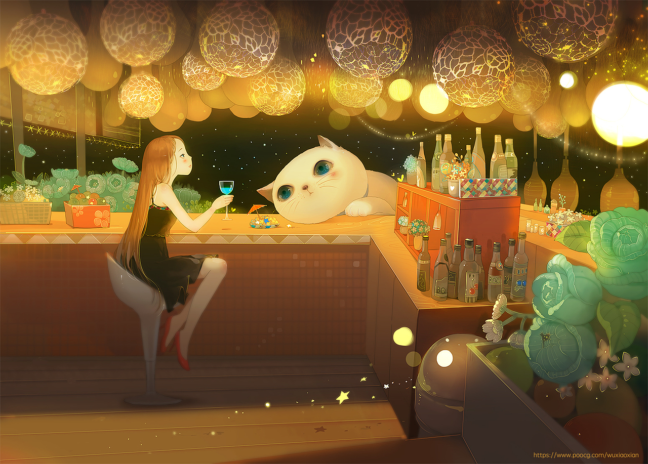 白猫旅行（图ZOTE0MTM1ODg=） - 商业插画 - 站酷设计师舞小仙原创素材 - 站酷ZCOOL