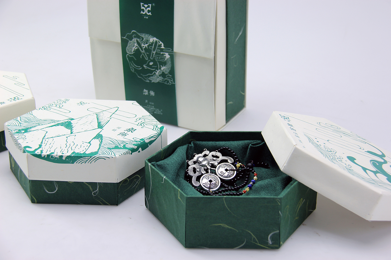 帝制时代服饰十二章纹 银饰包装