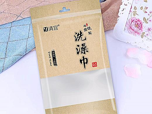 搓澡巾包装