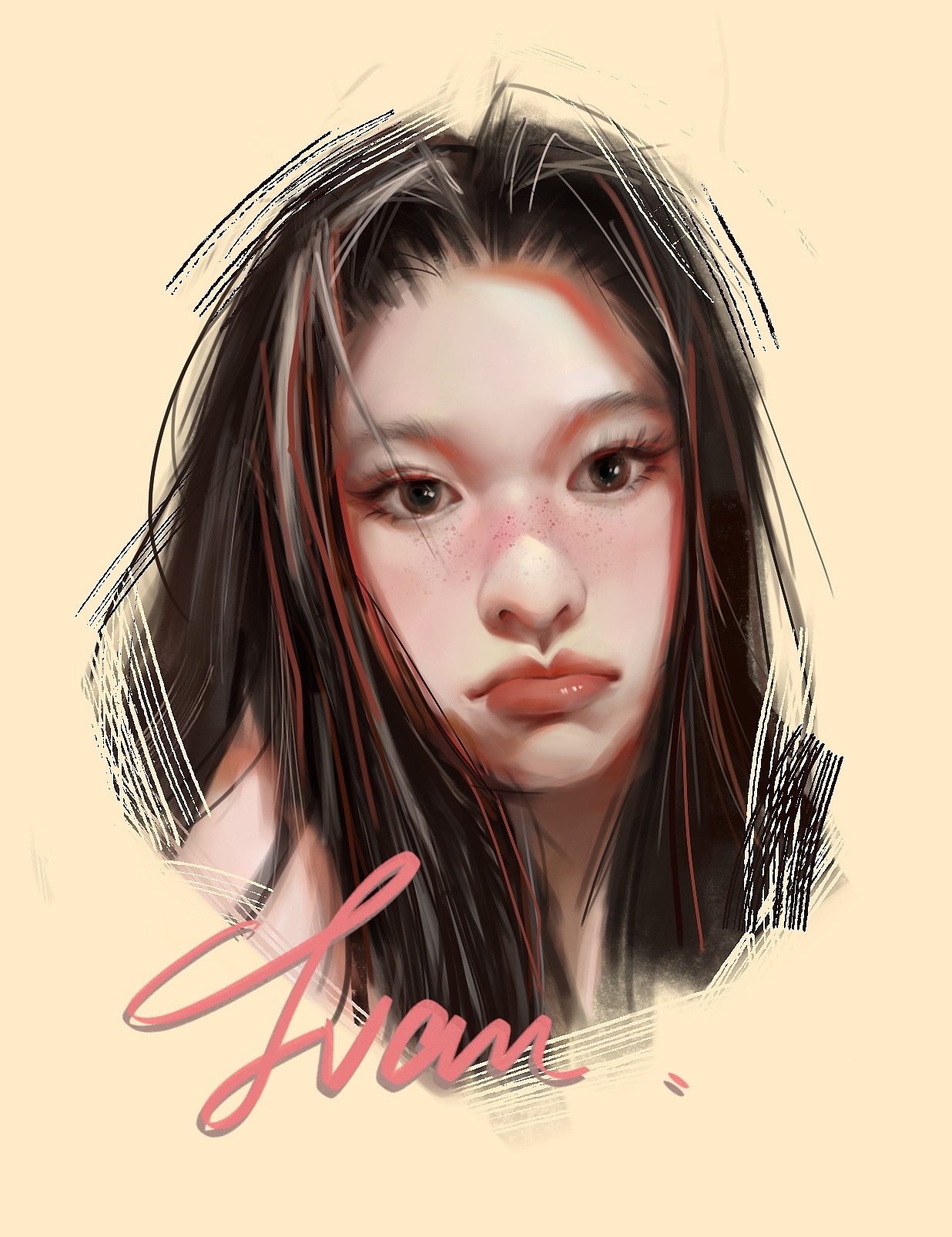 給女友畫的比較成功的作品[billd奔跑]（圖ZMjQ5NjMxNzY4） - 其他 - 站酷設(shè)計(jì)師IvanSr原創(chuàng)素材 - 站酷ZCOOL