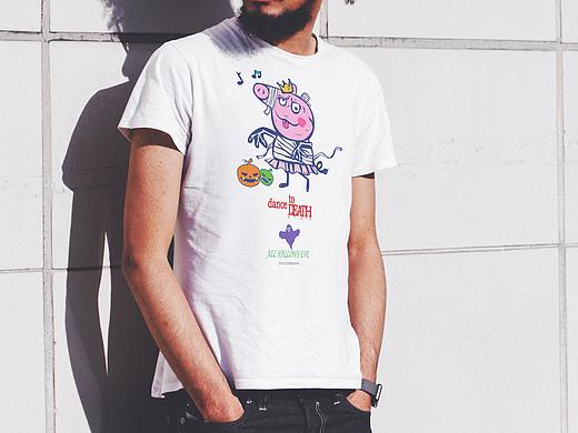 万圣节佩奇变身