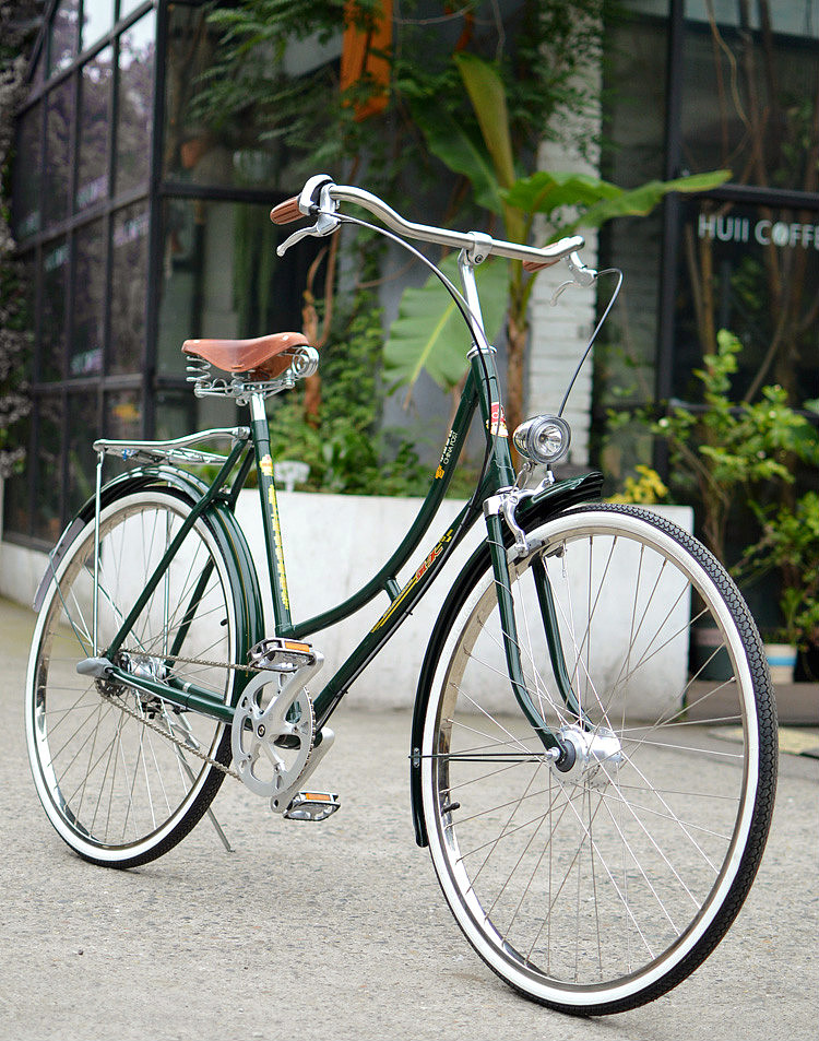 上海永久弯梁自行车图片