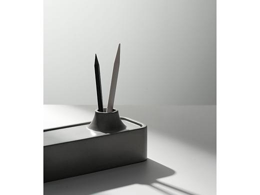 塵市集|水泥長條筆盒獨特造型桌面收納混凝土原創(chuàng)設(shè)計（個人主頁-ZNDQ4MTk2MTI=） - 生活用品 - 站酷設(shè)計師塵市集原創(chuàng)素材 - 站酷ZCOOL