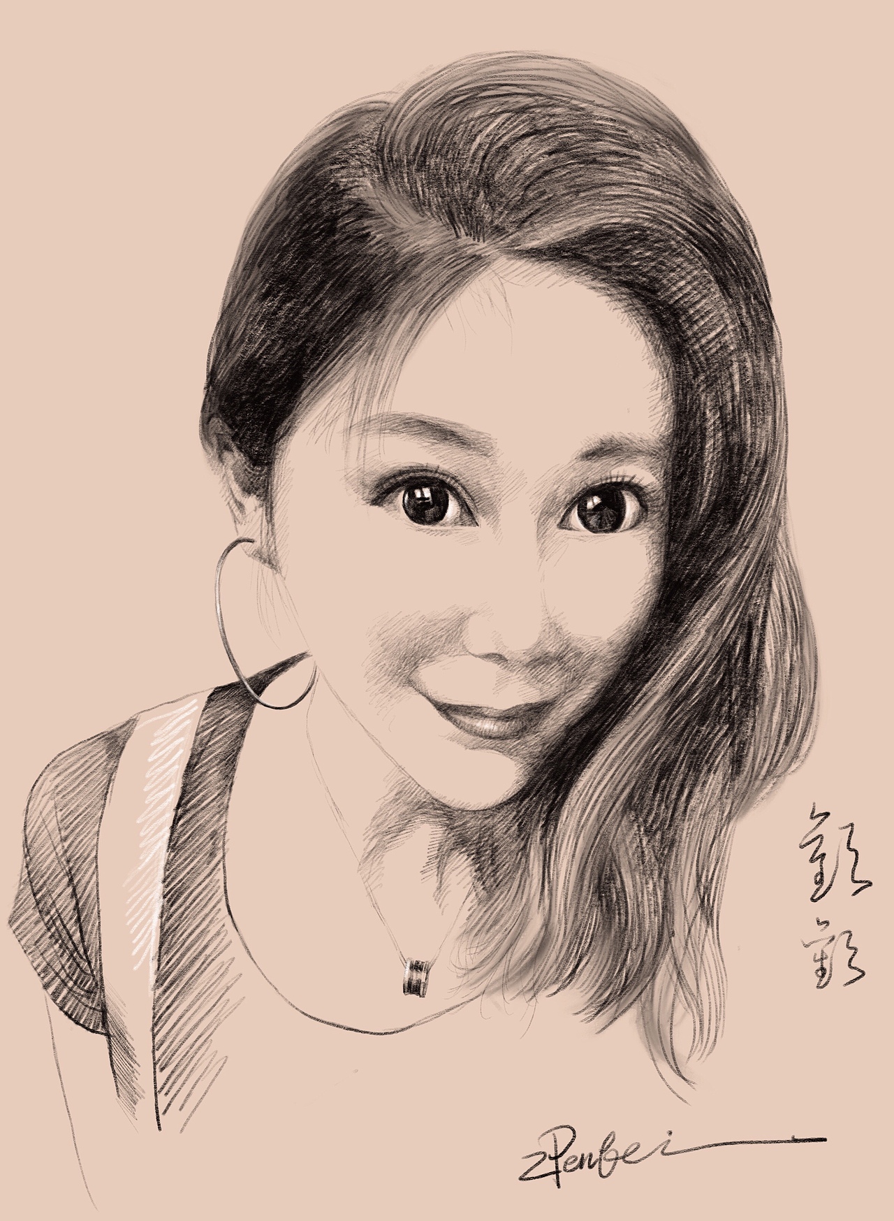 欢欢肖像（图ZMTMxNDAyNTE2） - 绘画 - 站酷设计师Z59188139原创素材 - 站酷ZCOOL