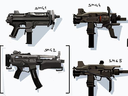 热兵器--游戏武器原画设定