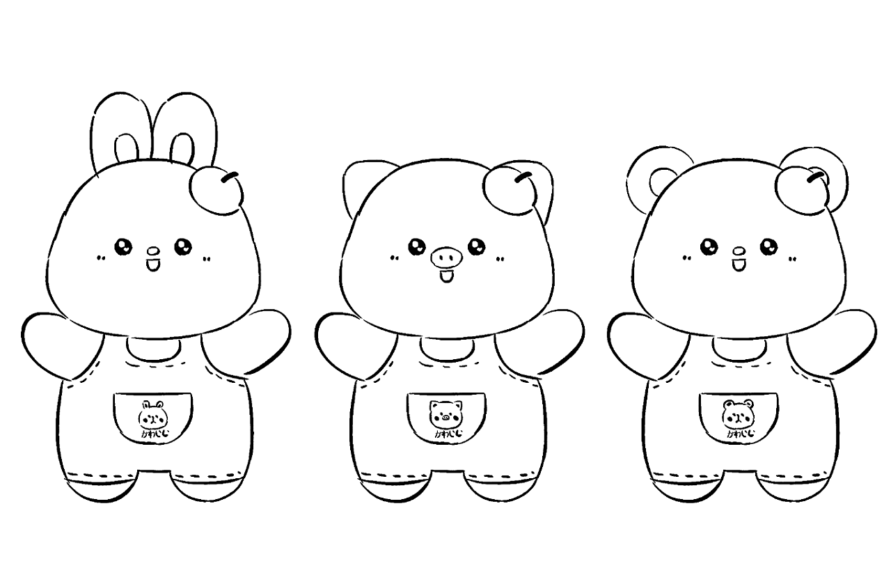 软体桃气公仔-28cm