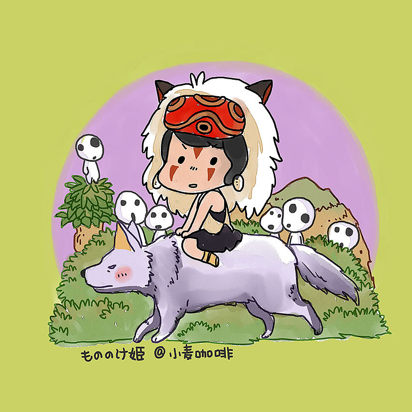 宫崎骏cos（图ZMzIyMTA5Njg=） - 商业插画 - 站酷设计师小麦咖啡原创素材 - 站酷ZCOOL