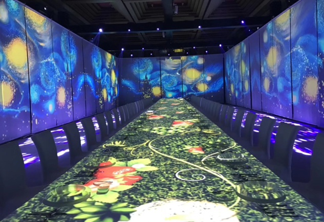 裸眼3d地面互动投影