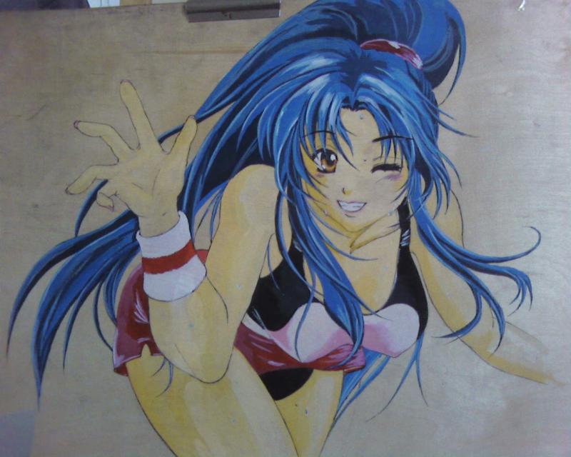 画板上的水分画|动漫|单幅漫画|jinyuan源叔 - 原创作品 - 站酷