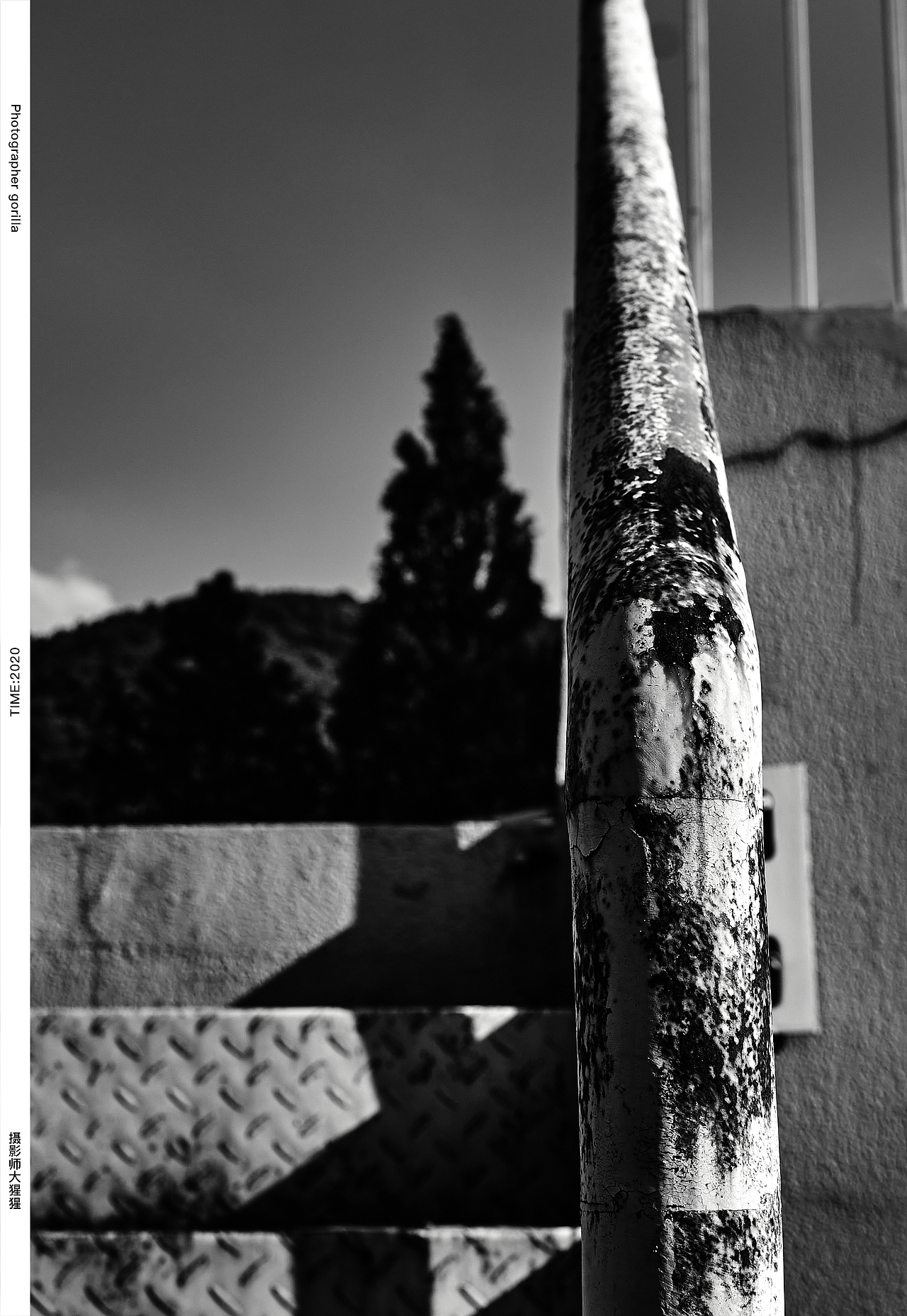 黑白建筑摄影创意摄影后期黑白灰竖版构图