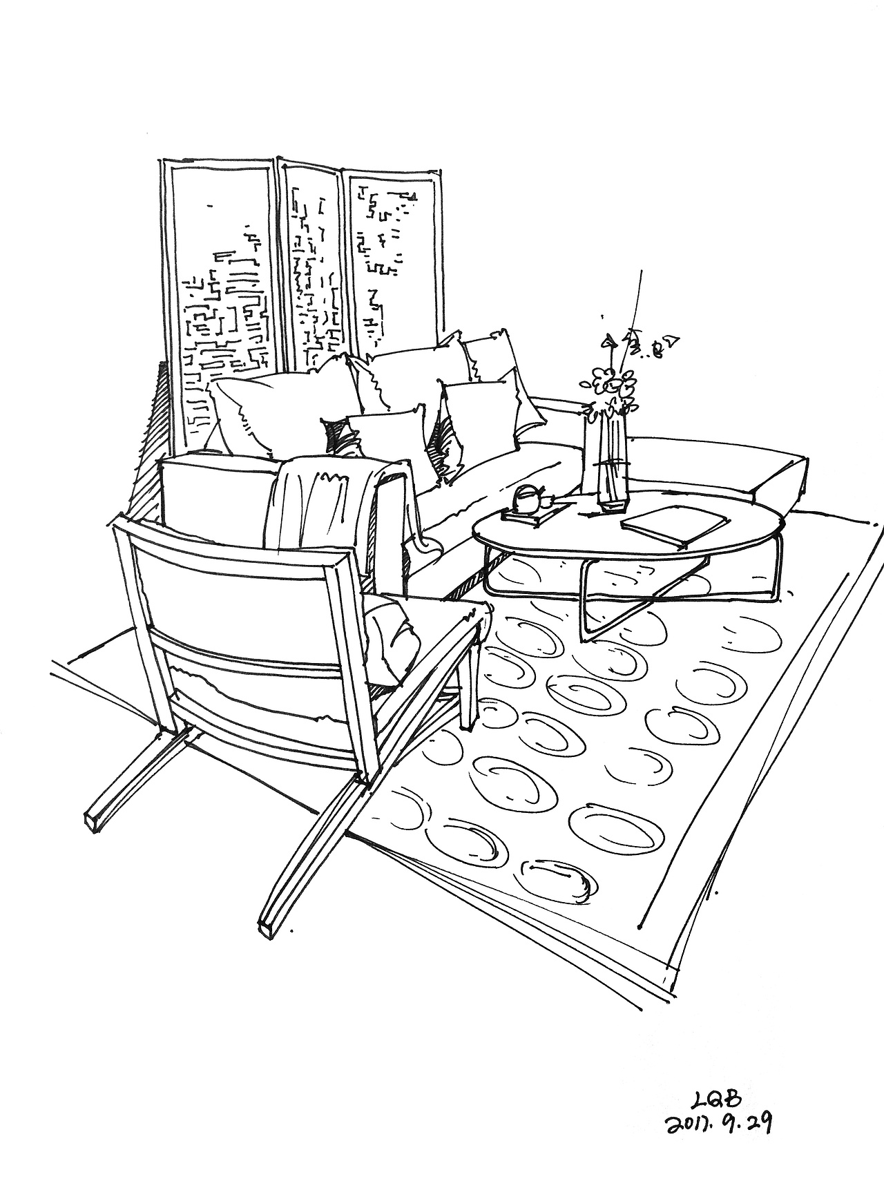 室内设计手绘表现