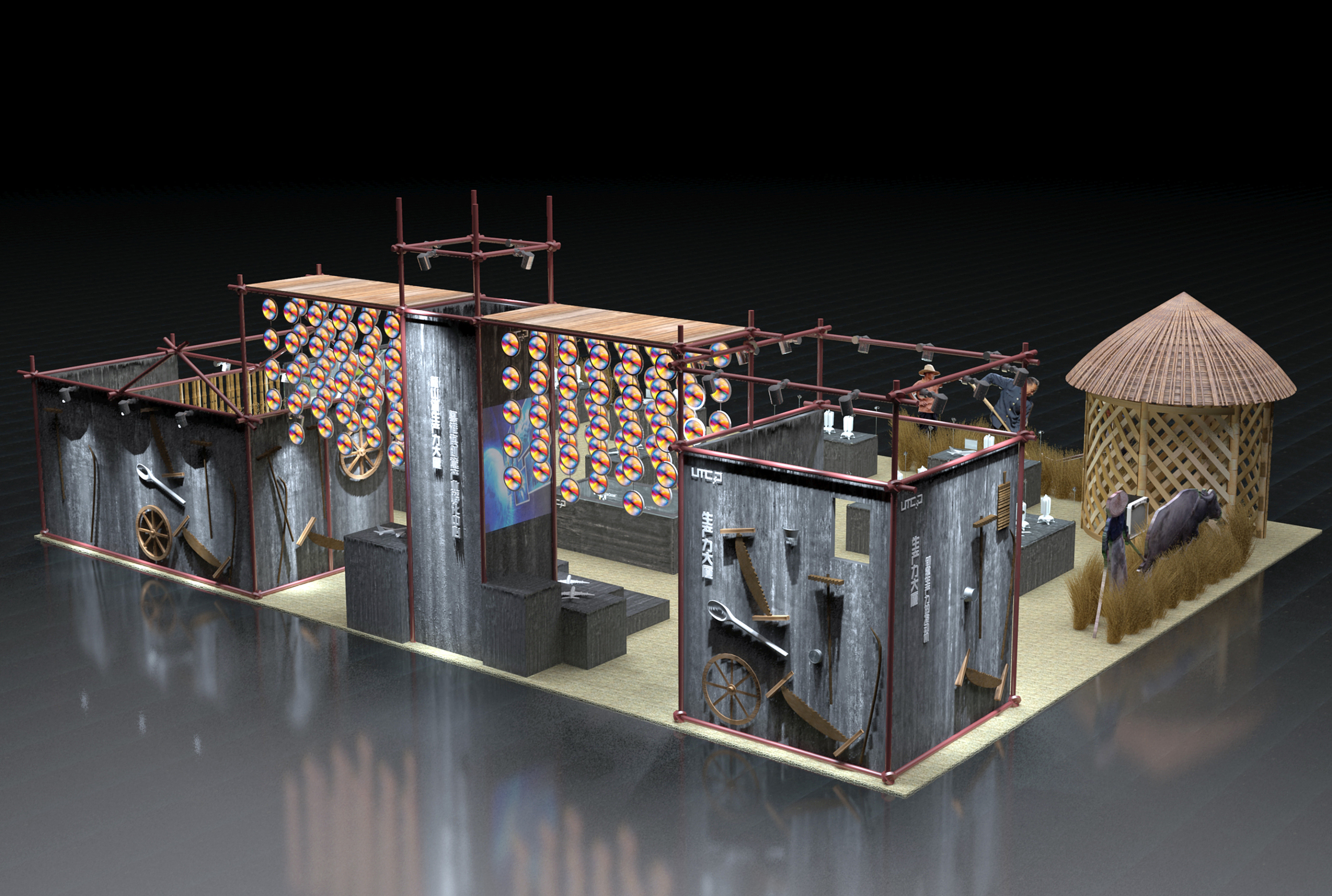 农耕文化展位|空间|展示设计 |z85321641 - 原创作品 - 站酷 (zcool)