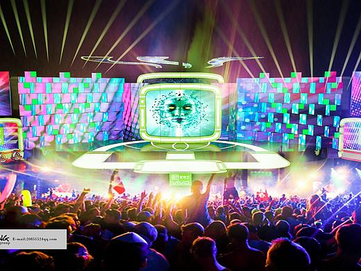 2017爱奇艺尖叫夜-舞台设计