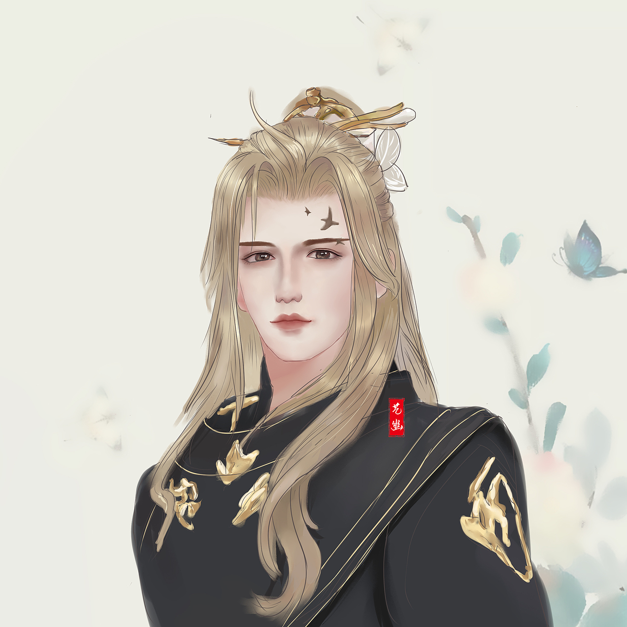 狐金苍爹转手绘（图ZMjE1NjQ5NDY0） - 创作习作 - 站酷设计师艺幽幽原创素材 - 站酷ZCOOL